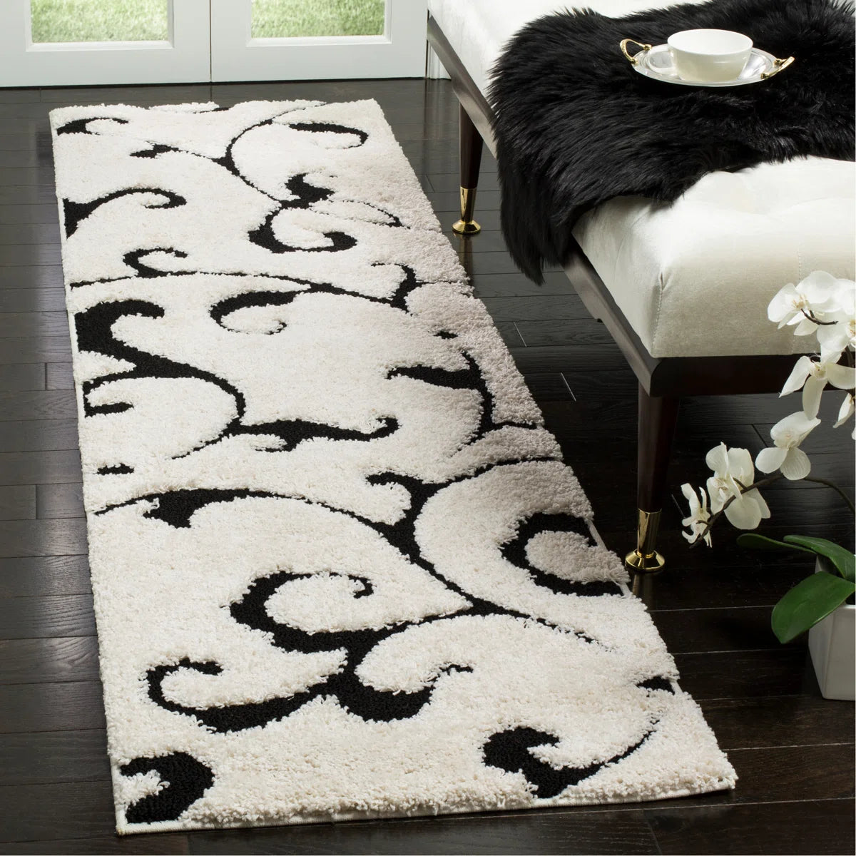 Tess Shag Performance Floral Rug