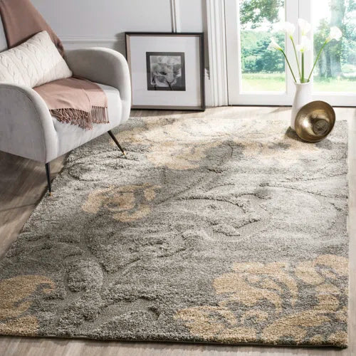 Chaffin Shag Performance Floral Rug